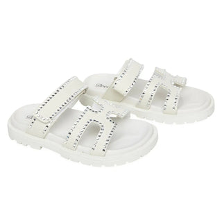 Mini Dreamers Miami Sandals in Ivory
