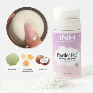 INH Hair, INH Hair Powder Puff Dry Shampoo - Basically Bows & Bowties