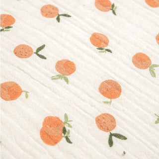 Makemake Organics Button Flutter Dress - Mandarin