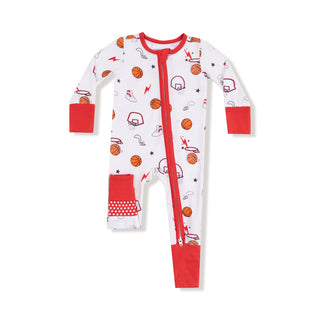 Angel Dear 2 Way Zipper Romper - Basketball
