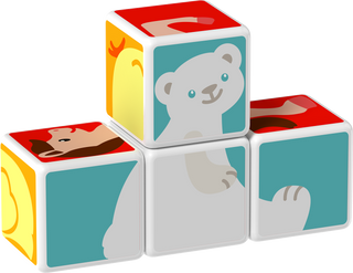 Geomag Magicube Animal Friends
Colorful children's blocks with animal illustrations on a white background