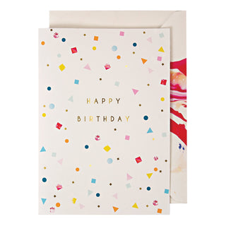 Meri Meri Marble Birthday Garland Card