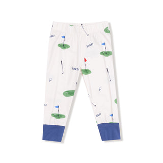 Angel Dear Long Sleeve Loungewear Set - All Fore Golf
Pajama pants with golf-themed design on a white background