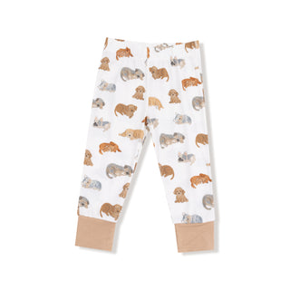 Angel Dear Long Sleeve Loungewear Set - Napping Puppies
Baby leggings with dog pattern on a white background