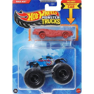 Mattel Hot Wheels Monster Truck 1:64 with Crushable Car