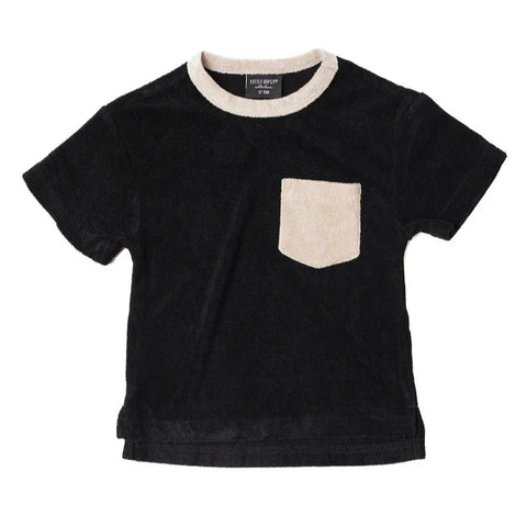 Little Bipsy Terry Cloth Tee - Black