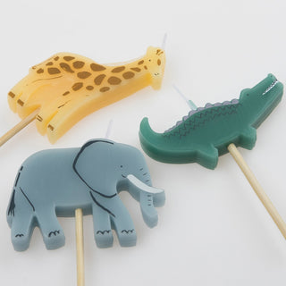 Meri Meri Jungle Animal Candles (Set of 6)