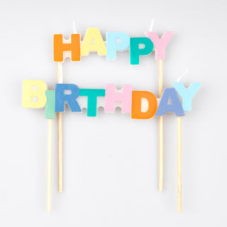 Meri Meri Happy Birthday Candles