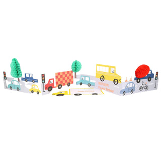 Meri Meri Transport Concertina Birthday Card