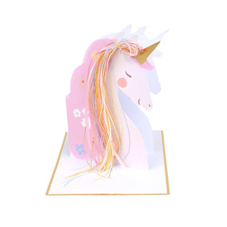 Meri Meri Unicorn Birthday Card