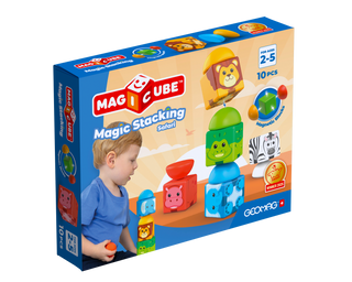 Geomag Magicube Magic Stacking Safari 10pc Set 10pc