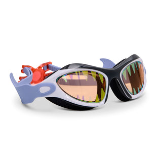 Bling2o Megamouth Shark Swim Goggles Great Bite White