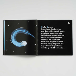 Alphabet Legends, Space Alphabet Hardcover Book - Basically Bows & Bowties