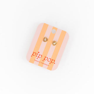 Pip Pop Post Earrings - Baseball Glove