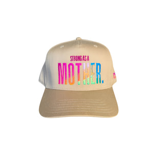 Strong As A Mother™ Canvas Ombre Hat - Khaki