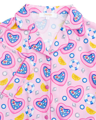 Sunshine Society Kids Pool Party Short Sleeve with Shorts Set