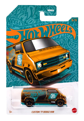 Mattel Hot Wheels Basics Anniversary Custom 77 Dodge Van