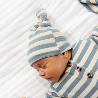 Lou Lou and Company Ribbed Top Knot Hat - Lincoln