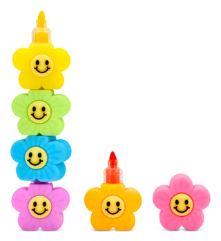 Iscream Smile Flower Stackable Markers