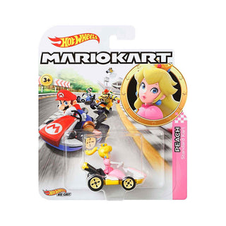 Mattel Hot Wheels Mario Kart / Super Mario Bros Movie Die-Cast Mario Kart Peach