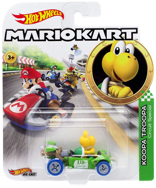 Mattel Hot Wheels Mario Kart / Super Mario Bros Movie Die-Cast Mario Kart Koopa Troopa