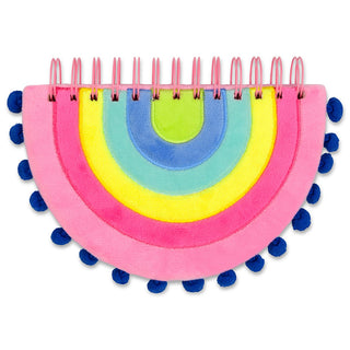Iscream Rainbow Pom Pom Notebook, Iscream, cf-type-notebook, cf-vendor-iscream, Gifts for Girls, Gifts for Tween, iScream, Iscream Notebook, Iscream Rainbow, iscream-shop, Notebook, Rainbow,