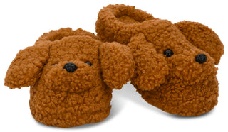 Iscream, Iscream Fluffy Dog Furry Slippers - Basically Bows & Bowties