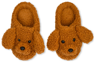Iscream, Iscream Fluffy Dog Furry Slippers - Basically Bows & Bowties