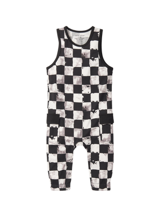 Little Bipsy Checkered Tank Romper