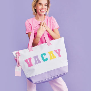 Iscream Vacay Weekender Bag & Luggage Tag Set, Iscream, Bag for Camp, Camp Bag, cf-type-bag, cf-vendor-iscream, Gift for Camp, Gifts for Girls, Iscream, Iscream Bag, Iscream Overnight Bag, is