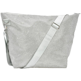 Iscream, Iscream Crystal Overnight Weekender Bag - White / Clear - Basically Bows & Bowties