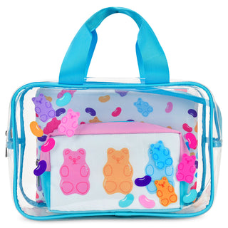 Iscream Jelly Bears Cosmetic Bag Trio