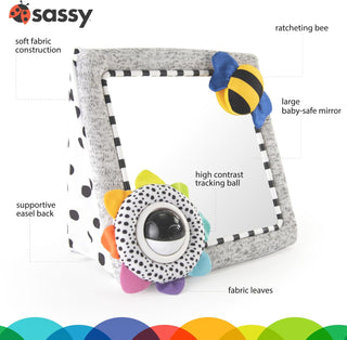 Sassy Baby Sassy Tummy Time See Me Floor Mirror