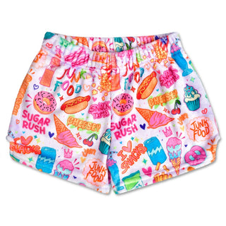 Iscream, Iscream Corey Paige Junk Food Plush Shorts - Basically Bows & Bowties