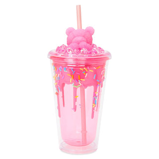Iscream Pink Bear Sprinkles Tumbler