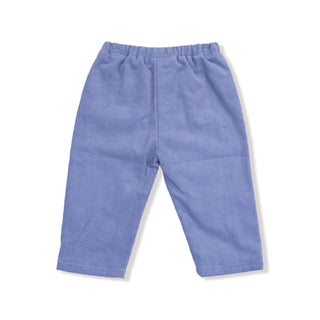 Angel Dear Corduroy Pant with Bamboo Lining - Stonewash
Blue corduroy pants on a white background