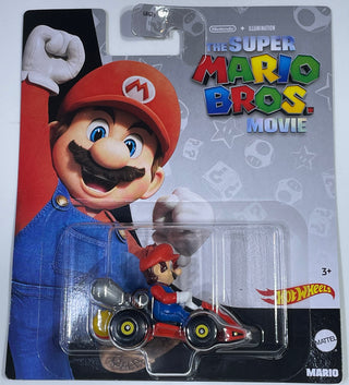Mattel Hot Wheels Mario Kart / Super Mario Bros Movie Die-Cast Super Mario Bros Movie Mario