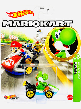 Mattel Hot Wheels Mario Kart / Super Mario Bros Movie Die-Cast Mario Kart Yoshi