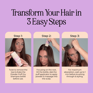 INH Hair, INH Hair Powder Puff Dry Shampoo - Basically Bows & Bowties