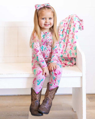 Lev Baby Adeline Ruffled Poppy Convertible Zipper Romper