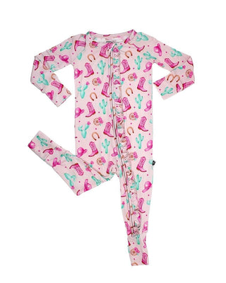 Lev Baby Adeline Ruffled Poppy Convertible Zipper Romper