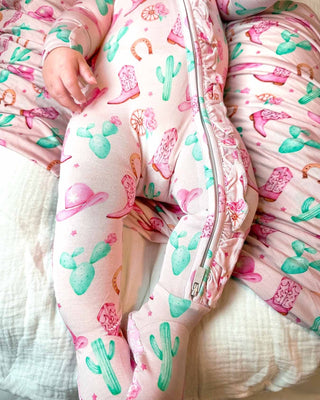 Lev Baby Adeline Ruffled Zippered Footie