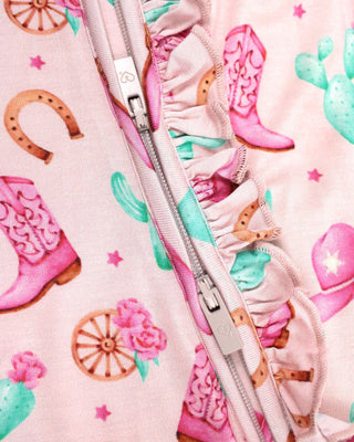 Lev Baby Adeline Ruffled Zippered Footie