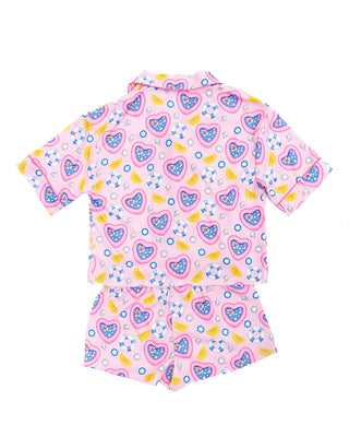 Sunshine Society Kids Pool Party Short Sleeve with Shorts Set