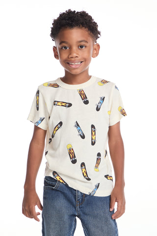 Chaser Skateboard Flames Boys Tee