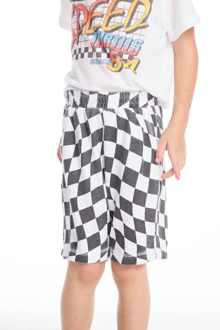 Chaser Wavy Check Boys Shorts