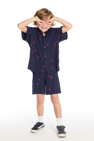 Chaser Collared Avalon Lobsters Shirt