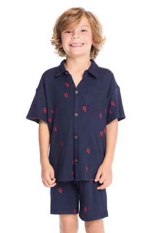 Chaser Collared Avalon Lobsters Shirt
