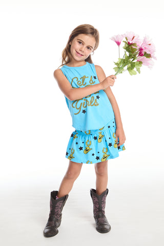Chaser Let’s Go Girls Peplum Skort