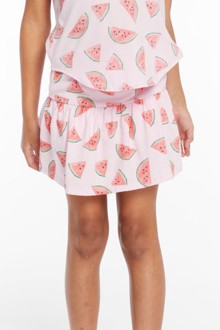 Chaser Peplum Watermelon Heaven Girls Skort